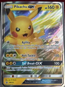 Pokemon Pikachu GX Holo SM232 Promo Card Basic 2019 English Pokemon TCG - Image 1