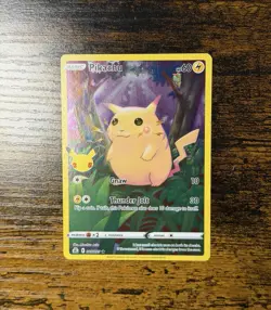 Pokemon Pikachu 005/025 Holo Rare Card Celebrations - Image 1