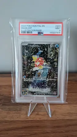 Pokemon TCG Magikarp Holo Card Paldea Evolved Illustration, Rare, PSA 9, 203/193 - Image 1