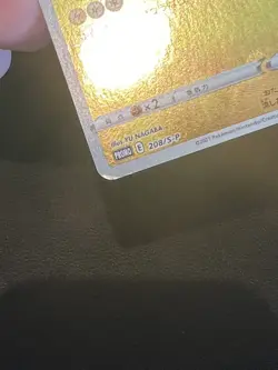 Pokemon Yu Nagaba Pikachu Promo Card 208/S-P Reverse Holo Japanese - HP PLAYED - Image 3