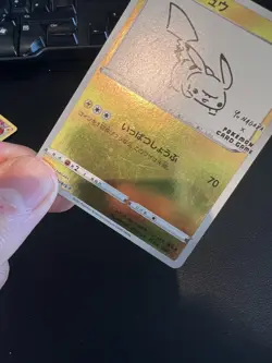 Pokemon Yu Nagaba Pikachu Promo Card 208/S-P Reverse Holo Japanese - HP PLAYED - Image 4