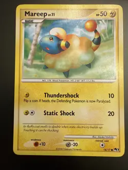 FREE SHIPPING Mareep 14/17 POP Series 7 Regular Pokemon Card - Image 1