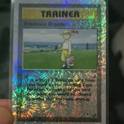 Pokemon Pokemon Breeder Trainer Legendary Collection Holo Card 102/110 - Image 1