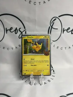 Pikachu 018/091 - Cosmos Holo - 2024 Trick Or Trade Pokemon TCG Card NM - Image 1