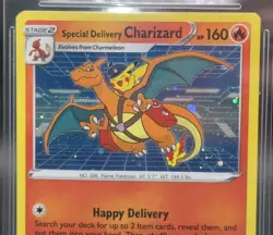 2019-22 POKEMON BLACK STAR PROMOS #SWSH075 SPECIAL DELIVERY CHARIZARD BGS 9.5 - Image 2