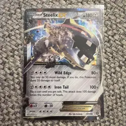Pokemon Card Steelix EX 67/114 XY Steam Siege Holo Ultra Rare Played - Image 1