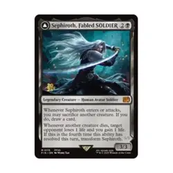 WotC MtG Prerelease Promos Sephiroth, Fabled SOLDIER (MR) (Foil) NM - Image 1