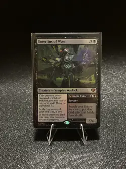 MTG Emeritus of Woe Secrets of Strixhaven Foil 080 NM - Image 1