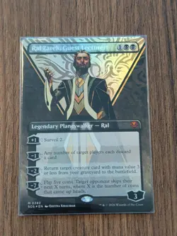 Ral Zarek, Guest Lecturer (Borderless) Secrets of Strixhaven Foil - Image 1