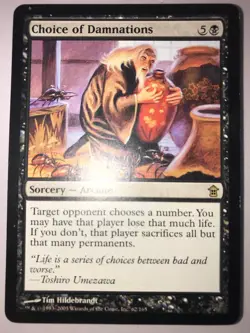 MTG Choice of Damnations Saviors of Kamigawa 62/165 Regular Rare - Image 1