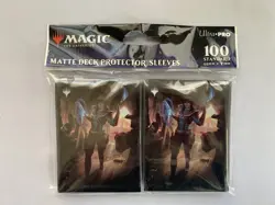 MTG OUTLAWS OF THUNDER JUNCTION 100CT Matte SLEEVES Ultra PRO Stella Lee Bin 12 - Image 1