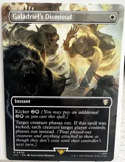 Galadriel's Dismissal Commander LotR Instant Rare Regular White 0500 2023 MTG - Image 1