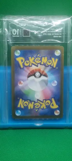 TAG 10 GEM MINT JAPANESE POKEMON 2023 WIGLETT 081/078 SCARLET ex SV1S Art Rare - Image 5