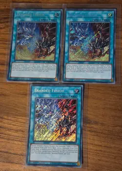 Branded Fusion BLTR-EN111 Secret Rare 1st Edition Yu-Gi-Oh! Playset (3x card) - Image 2