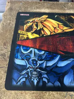 2020 Yu-Gi-Oh! Slifer Obelisk Ra Egyptian God Game Playmat Mat Konami - Image 2