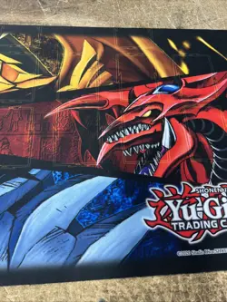 2020 Yu-Gi-Oh! Slifer Obelisk Ra Egyptian God Game Playmat Mat Konami - Image 3