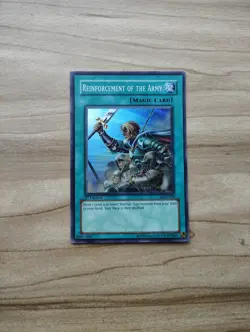 Yu-Gi-Oh! - Reinforcement Of The Army - LOD-028 - Super Rare Holo 1st Edition NM - Image 1
