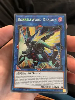 Yu-Gi-Oh! BLHR-EN071 Borrelsword Dragon (1st Edition) Secret Rare, - Image 1