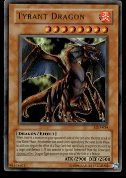 Yu-Gi-Oh TCG Legacy of Darkness #LOD-034 Tyrant Dragon Ultra Rare NM - Image 1