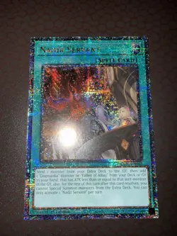 Yu-Gi-Oh! Nadir Servant - RA01-EN062- Quarter Century Secret Rare - 1st NM! - Image 1