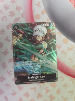 Trafalgar Law Event Pack Vol. 4 P-038 Foil One Piece Pirate Trading Card Foil NM - Image 1