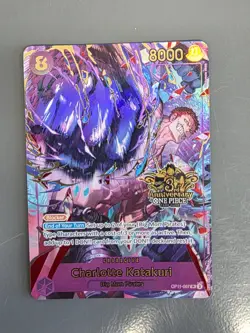 Charlotte Katakuri OP11-067 - English One Piece Japanese Version 3rd Anniversary - Image 1