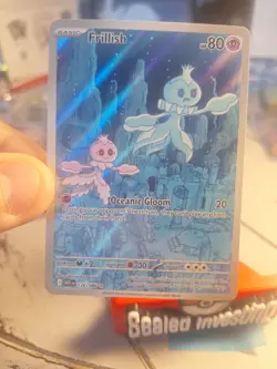 🔥 Frillish NM+ Illustration Rare 126/086 White Flare Pokemon S&V TCG 🔥 - Image 2