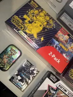 🔥Pokemon Surging Sparks Black Bolt Booster Victini Tin BUNDLE 2 ETB 2 BB🔥 - Image 2