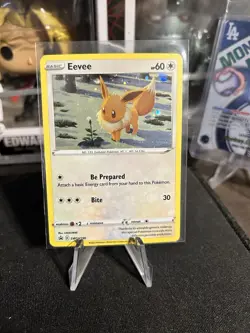 Pokemon TCG - Eevee SWSH190 Black Star Promo Cosmos Holo - Image 1