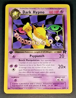 1ST EDITION POKEMON TEAM ROCKET DARK HYPNO DARK MAGNETON RAINBOW ENERGY NON HOLO - Image 2
