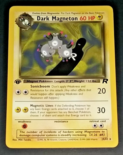 1ST EDITION POKEMON TEAM ROCKET DARK HYPNO DARK MAGNETON RAINBOW ENERGY NON HOLO - Image 4