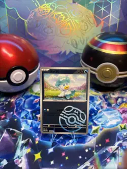 Pokemon S-Chinese Quaxly Master Ball Holo CBB1C-10 0505/09 NM US Seller - Image 1