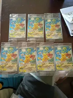Paldea Evolved Pikachu Black star Promo SVP027 Pokemon Center Sealed - Image 1