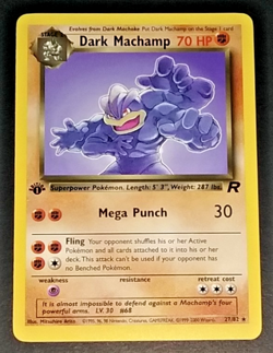 1ST EDITION POKEMON TEAM ROCKET DARK DRAGONAIR DARK MACHAMP AND EEVEE - NON HOLO - Image 4