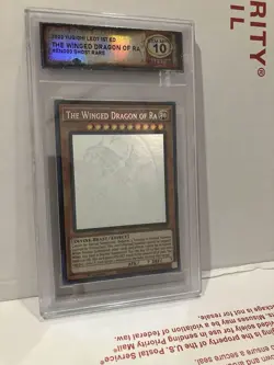 YuGiOh | DSG 10 | 1st Edition Winged Dragon of Ra Ghost Rare | PSA 10 Potential - Image 3