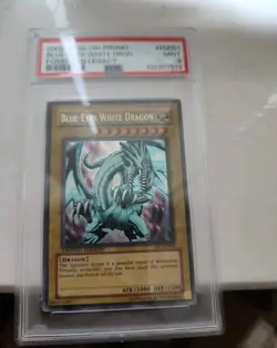 PSA 9 Blue-Eyes White Dragon FL1-EN001 Forbidden Legacy Limited Edition - Image 1