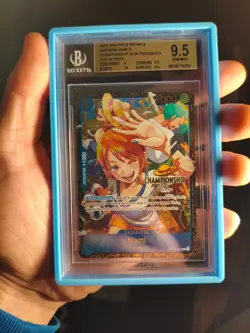 Nami OP09-050 2025 One Piece Promo Championship 25-26 TOP 64 Prize BGS English - Image 4