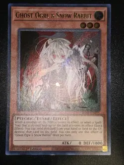 Yugioh Ghost Ogre & Snow Rabbit Ultra Rare RA04 - Image 1