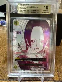 One Piece TCG Boa Hancock Youll Frighten Me Alt Art OP14-118 BGS 10 Pristine - Image 2
