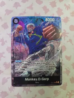 Monkey.D.Garp Alternate Art OP11-095 ENGLISH NM One Piece TCG Fist of Divine - Image 1