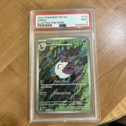Pokemon Arbok 176/162 Illustration Rare Temporal Forces EN PSA 9 MINT 2024 - Image 1
