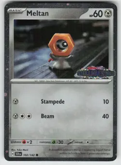 Holo Foil Meltan (Stellar Crown Stamped) 102/142 Common Miscellaneous Cards & Pr - Image 1