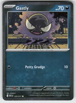 Holo Foil Gastly - (Cosmos Holo) 123/217 Common Miscellaneous Cards & Products - Image 1
