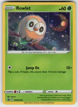 GGC - 6 Rowlet - (Cosmos Holo) SWSH220 Promo Miscellaneous Cards & Products - Image 1