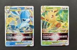 Pokemon TCG 2 Card Lot Leafeon VStar/Glaceon VStar Promos - Image 1