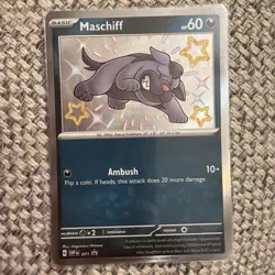 Maschiff SVP 071 Black Star Promo Shiny Holo Rare Pokemon TCG Card NM #071 - Image 1