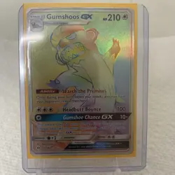Gumshoos GX 157/149 Sun and Moon Base - Rainbow Rare Pokemon Card - Image 1