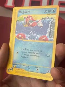 MAGIKARP 118/165 Expedition non-holo E-READER Pokemon TCG card NM+ CLEAN! - Image 2