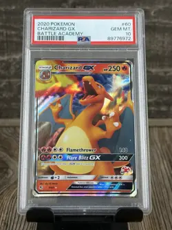 Pokemon Charizard GX Battle Academy 9/68 Trading Card PSA 10 - Image 1