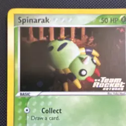 Spinarak Reverse Holo 78/109 EX Team Rocket Returns 2004 Basic 50HP Common Card - Image 5